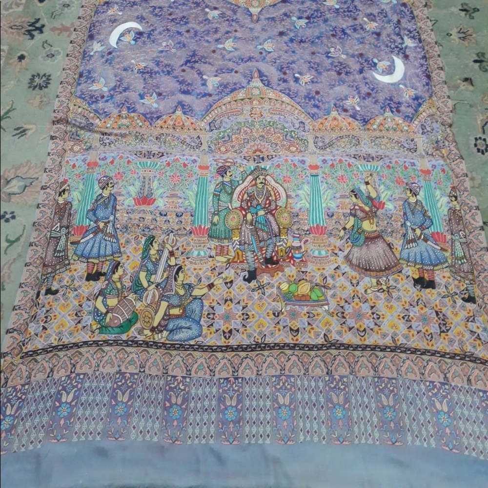 Hand Embroidered Kashmiri Pashmina